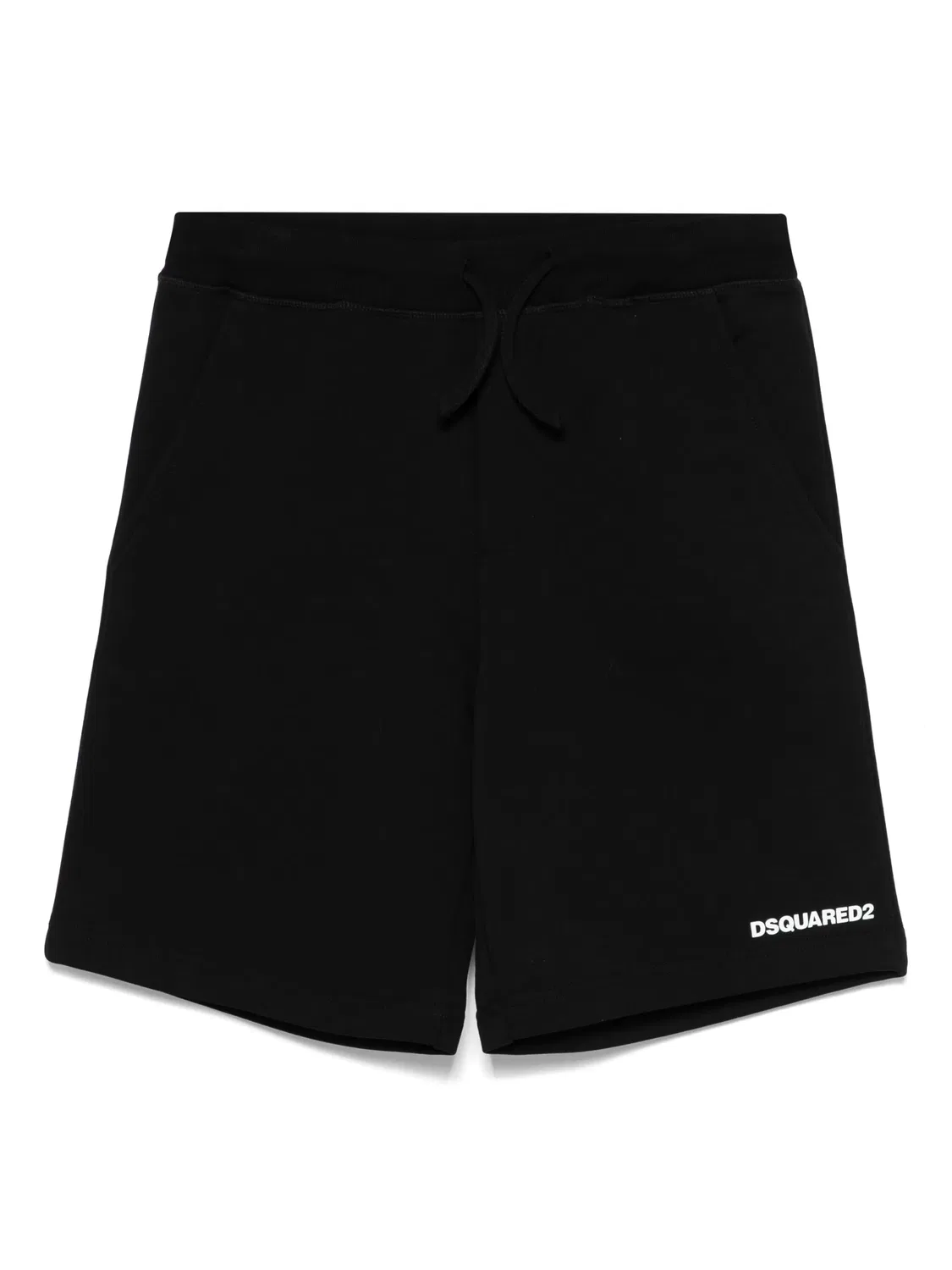 DSQUARED2 Шорты из 100% хлопка черного цвета