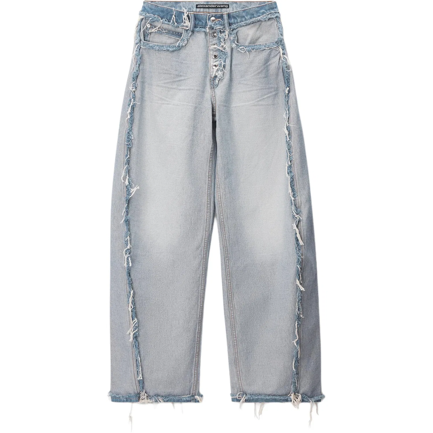 Широкие джинсы Light Blue Alexander Wang
