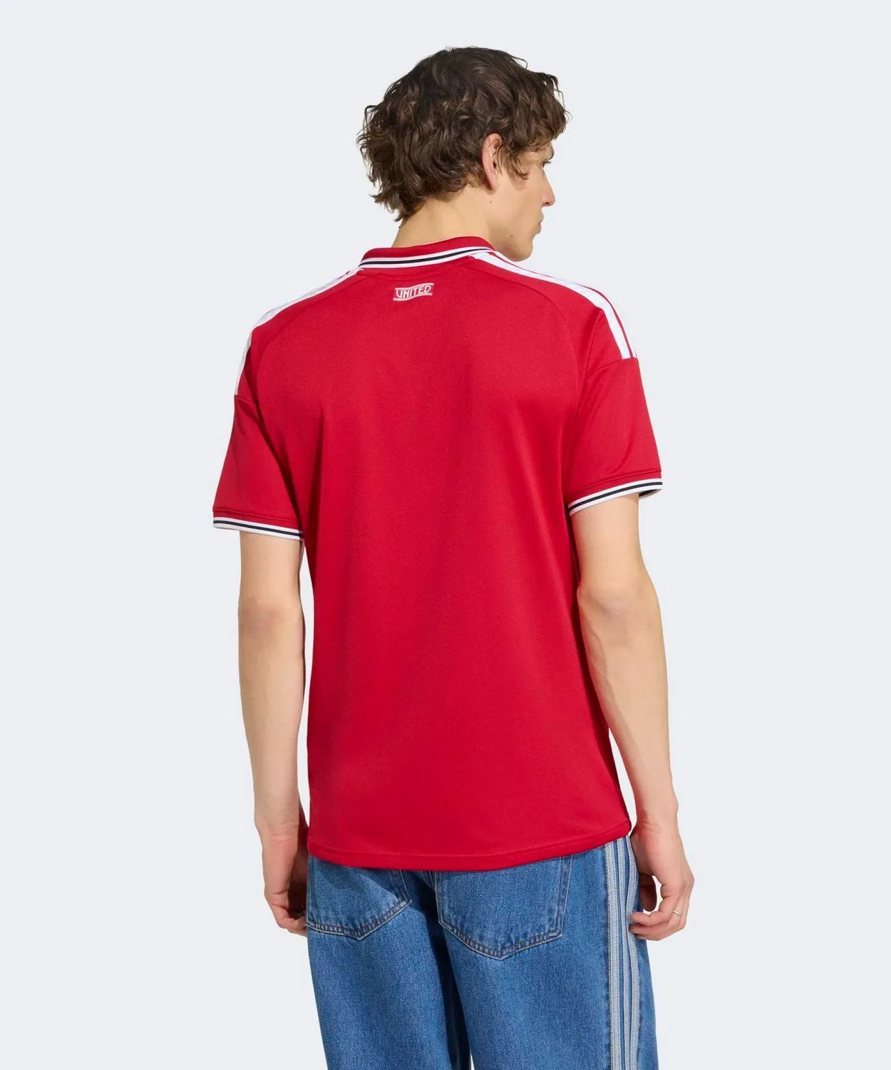 Мужская футболка с коротким рукавом, с принтом, Manchester United 26/27 Home Jersey Adidas, Red — фото 2