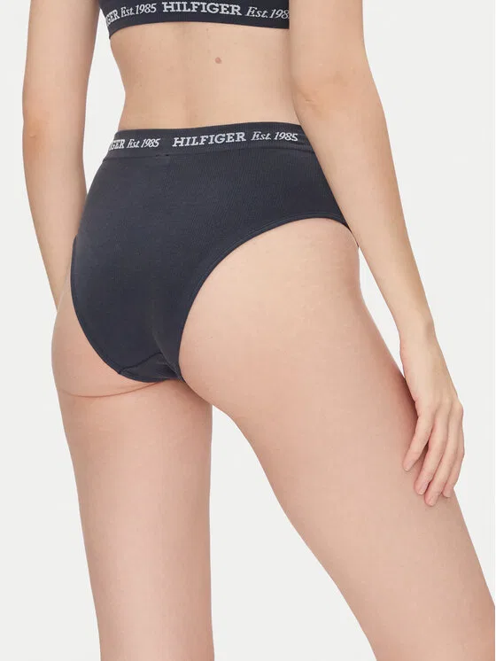 Классические трусы с высокой талией Tommy Hilfiger, темно-синий — фото 3