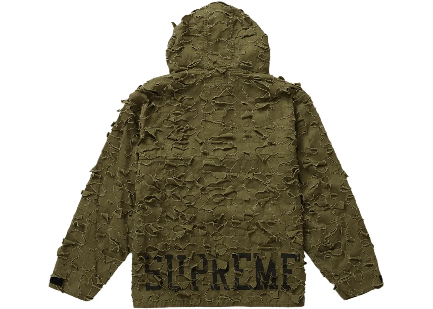 Мужская куртка-анорак с принтом Supreme, FW22 Light Olive — фото 2
