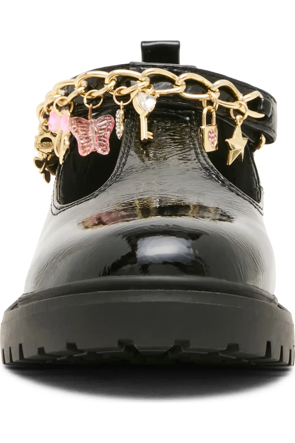 Детские туфли Мэри Джейн на рифленой подошве JLUNDIN Steve Madden, черный — фото 3