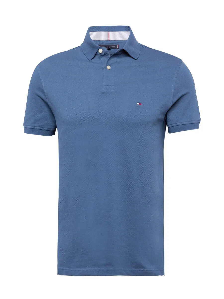 Рубашка TOMMY HILFIGER 'CORE 1985 REGULAR POLO' синего цвета
