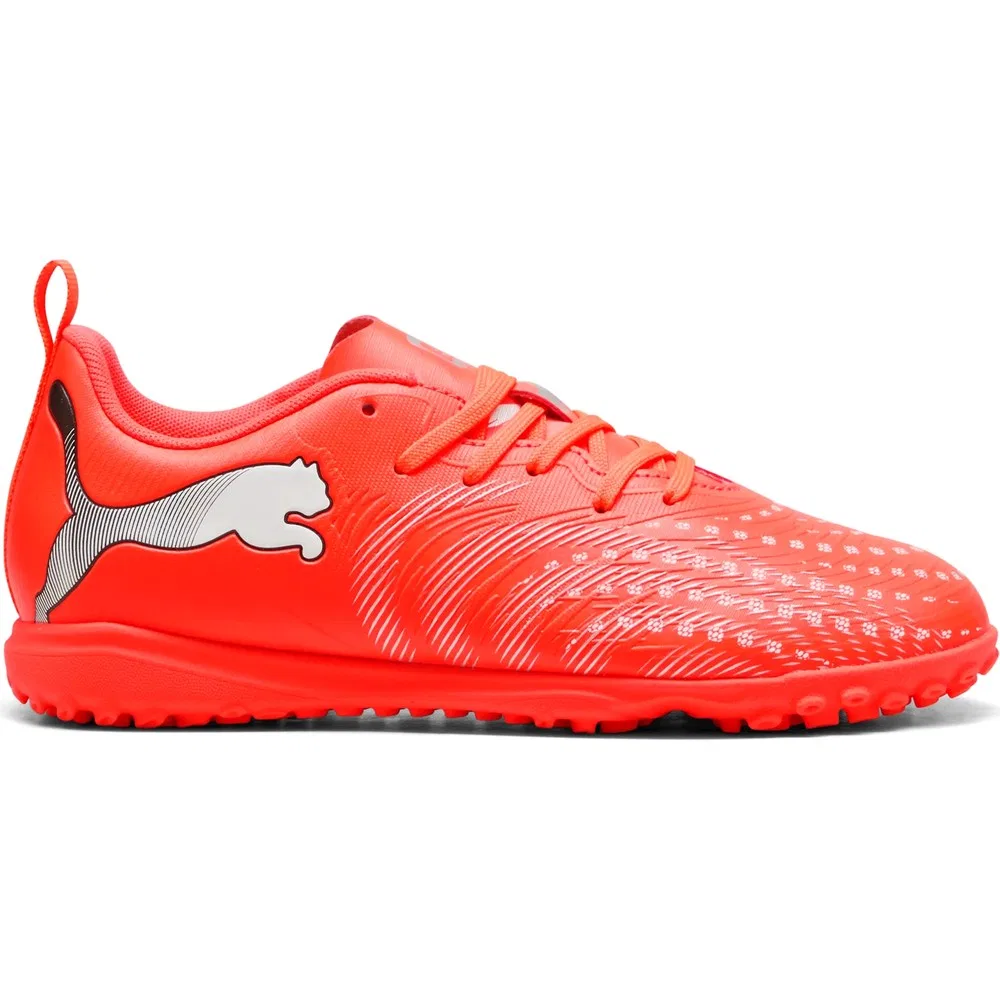 Детские футбольные бутсы для мальчиков Puma Future 9 Play Tt Jr, красные — фото 3