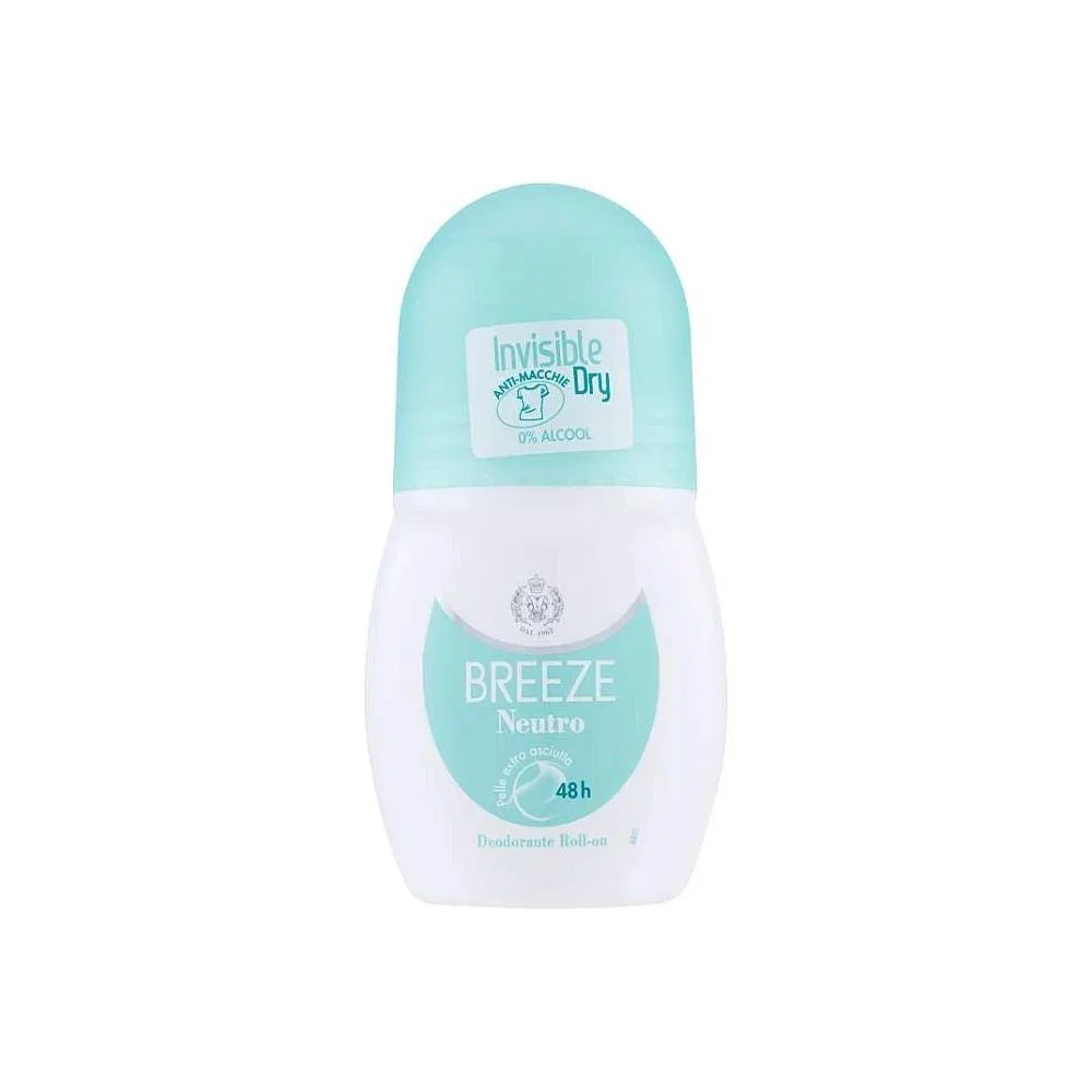 Дезодорант-ролик Breeze, набор 6 шт, 50 мл, Прозрачный