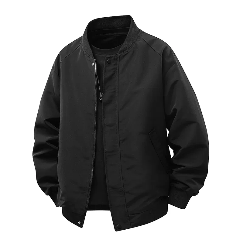 Детская бейсбольная куртка с воротником-стойкой BALENO, Black