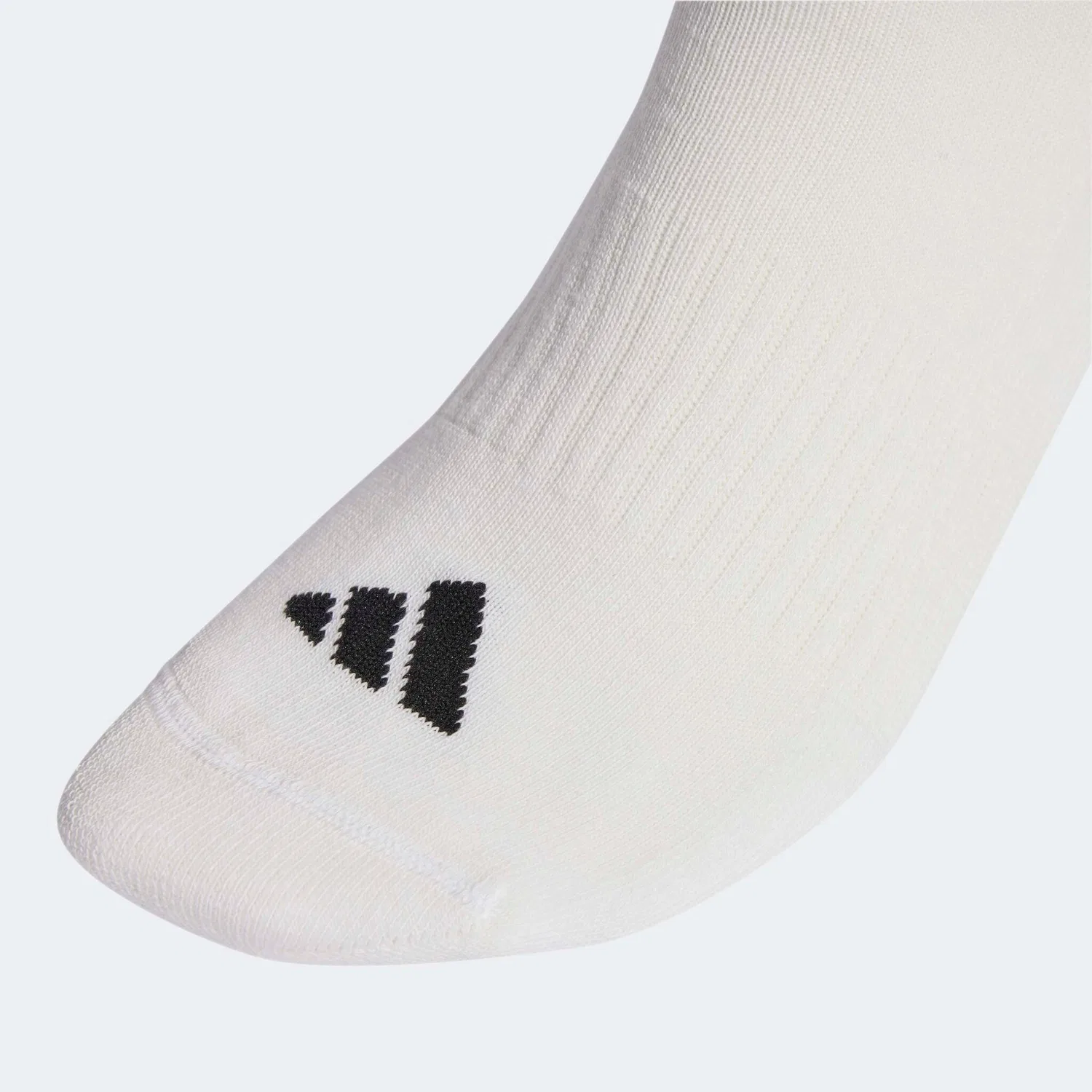 Женские носки с тремя полосками с мягкой подкладкой Adidas Performance, White/Black/Black — фото 3