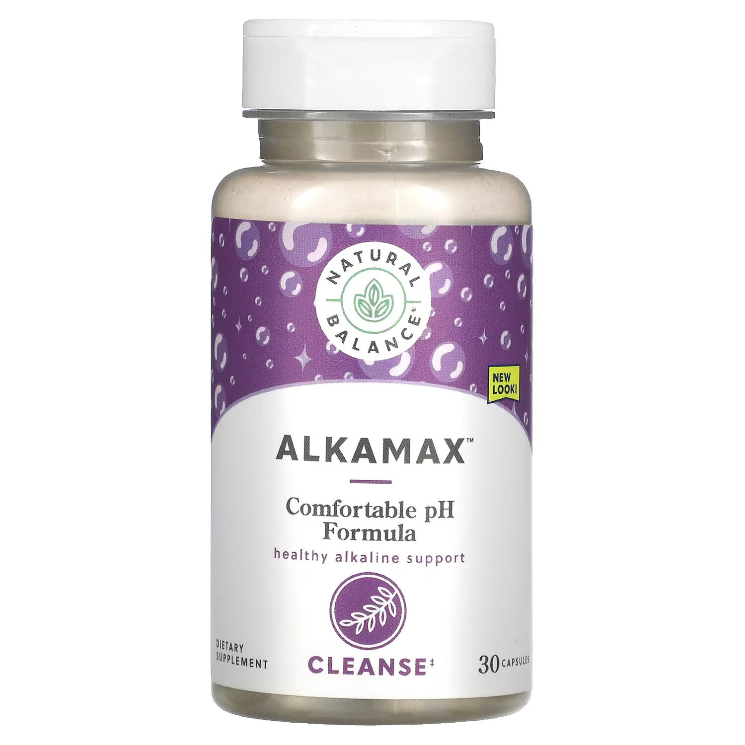 

Natural Balance, AlkaMax, щелочной бустер, 30 капсул