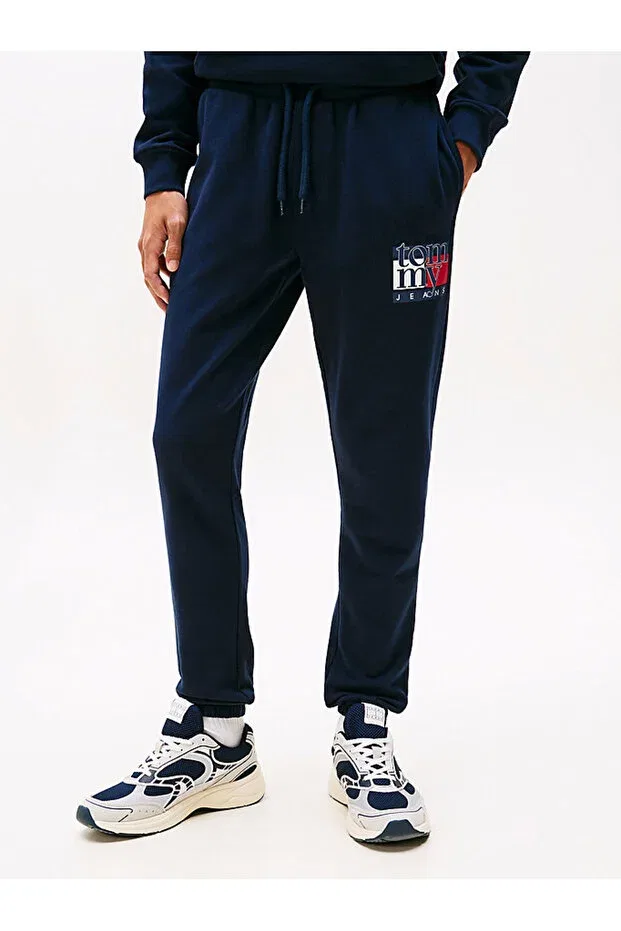 Мужские спортивные штаны с принтом Tommy Hilfiger, Dark Night Navy — фото 2