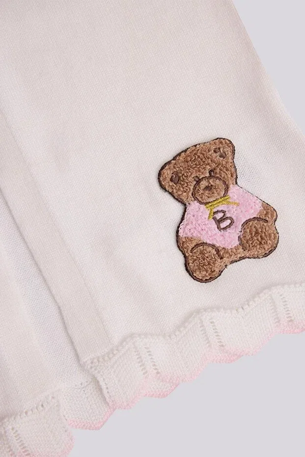 Детский кардиган для девочек хлопковый Layette, White — фото 3