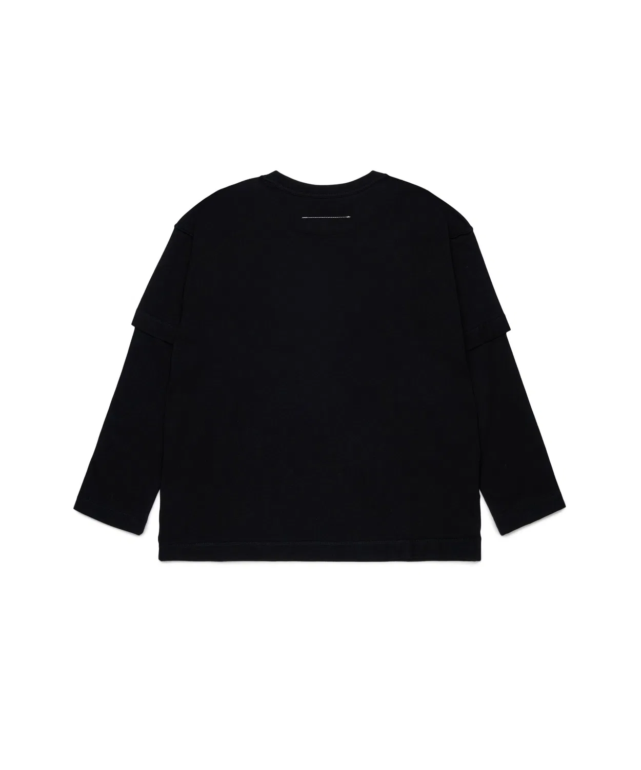 Детская футболка с длинным рукавомMM6 KID MM6 Maison Margiela, Black — фото 2