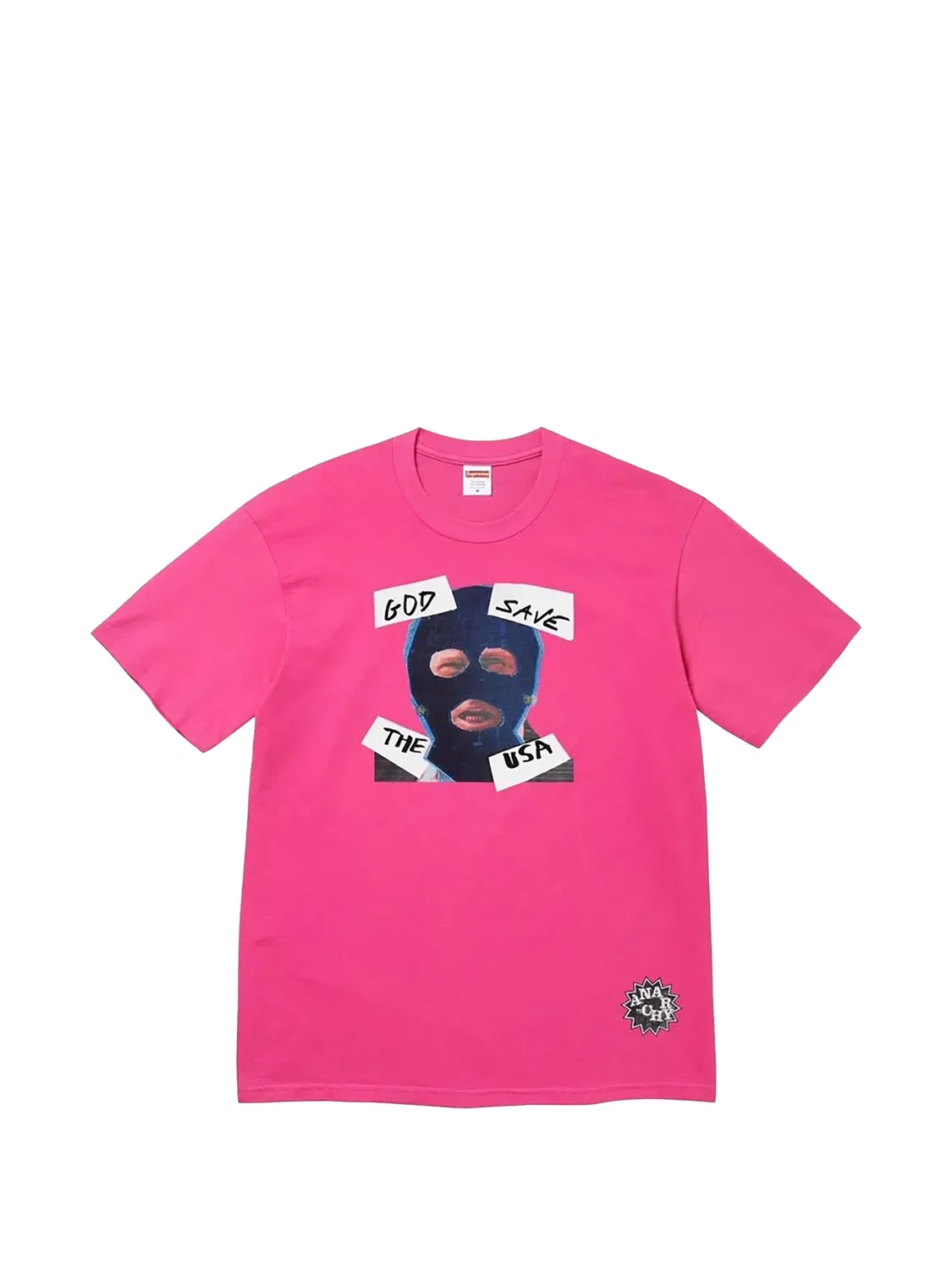 Футболка God Save Us с графичным принтом Supreme, розовый