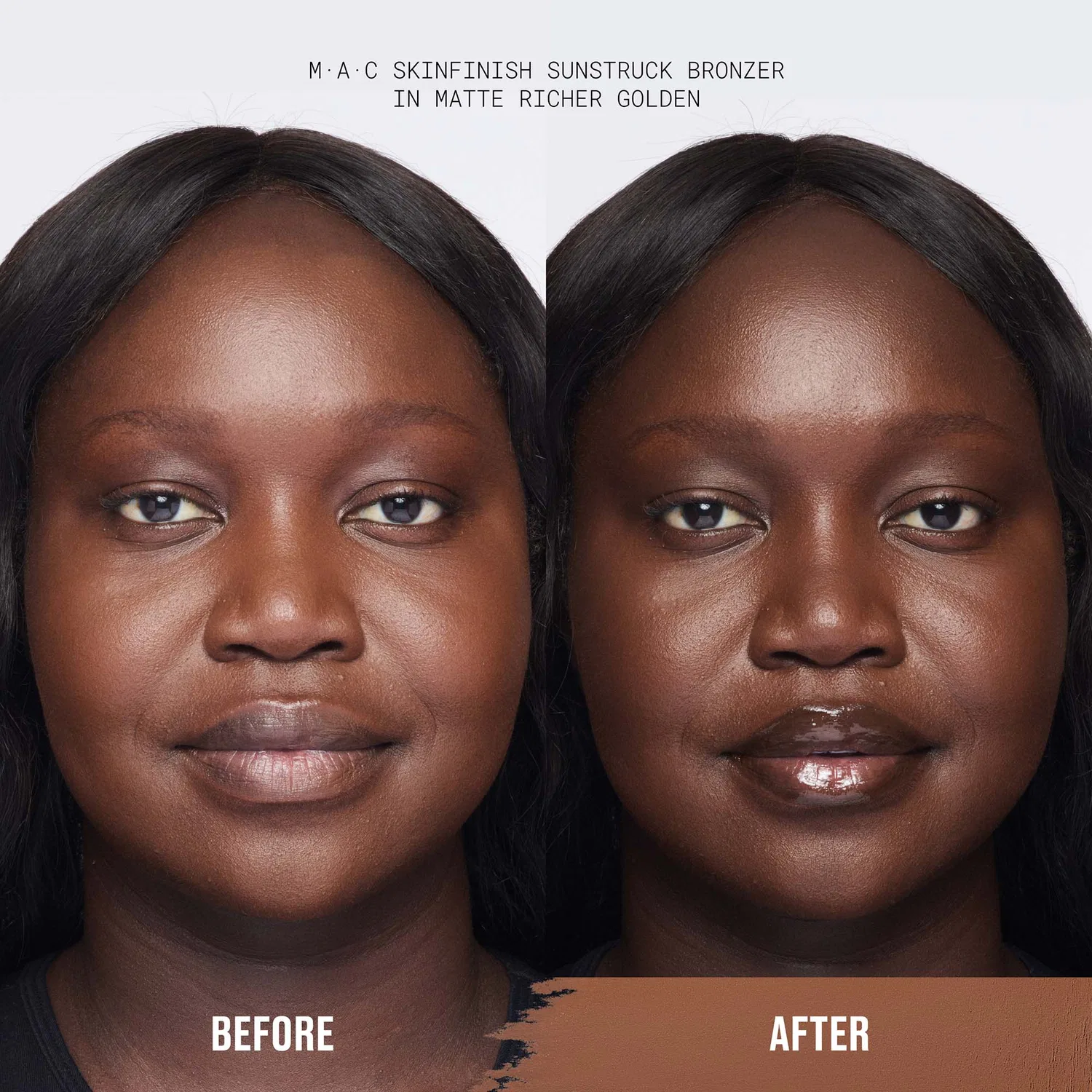 Матовый бронзер Skinfinish Sunstruck, 8 г, MAC, Richer Golden — фото 4