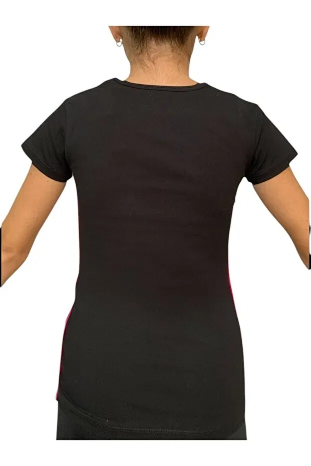 Детская футболка для девочек с коротким рукавом She Can Wear, Pink — фото 4