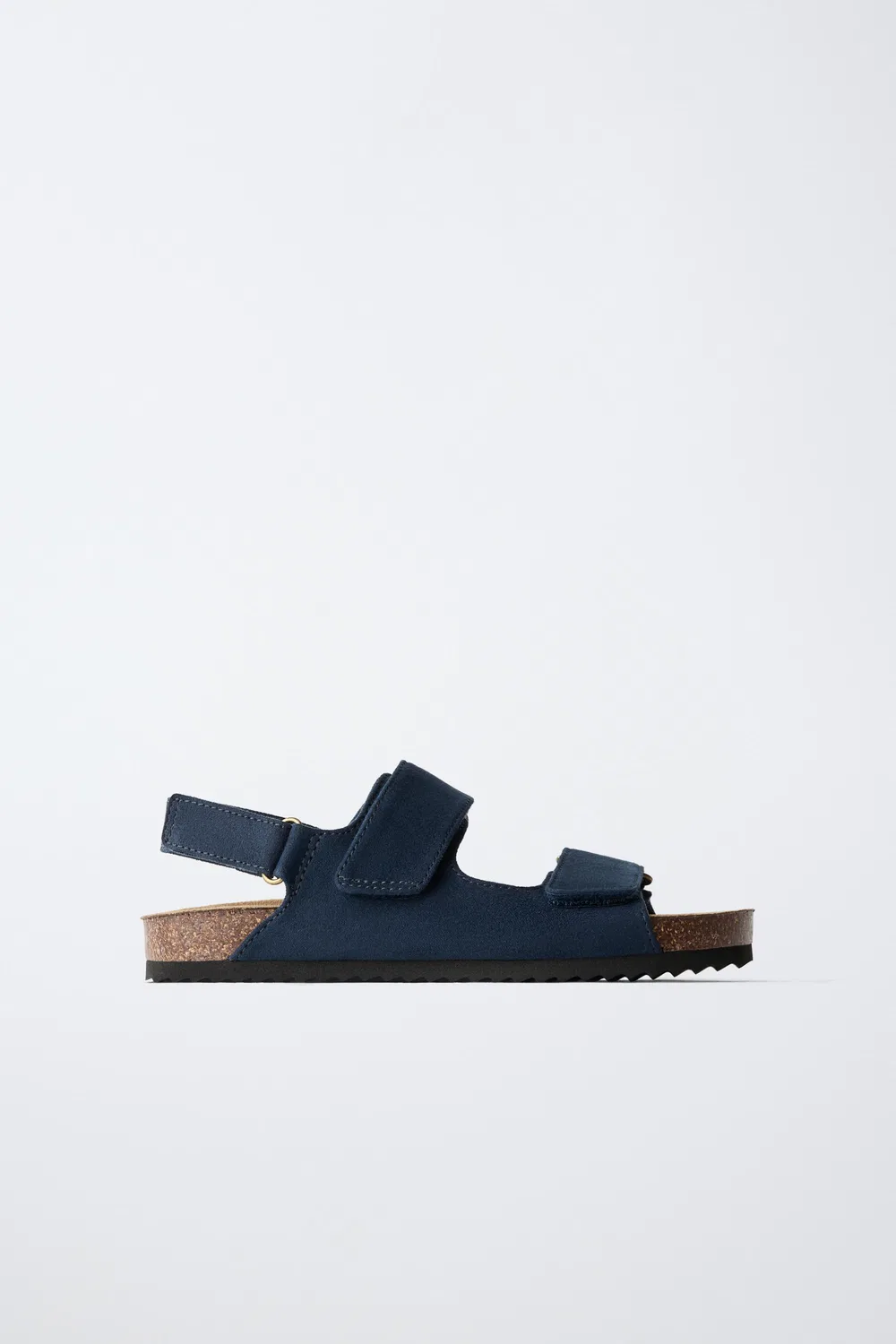 Сандалии с ремешками ZARA, Navy Blue