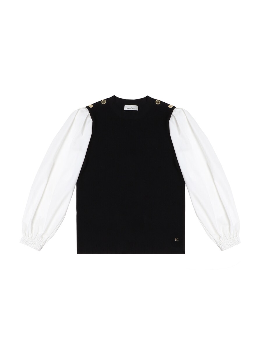 

Тонкий вязаный свитер Lola Casademunt Sweater, черный