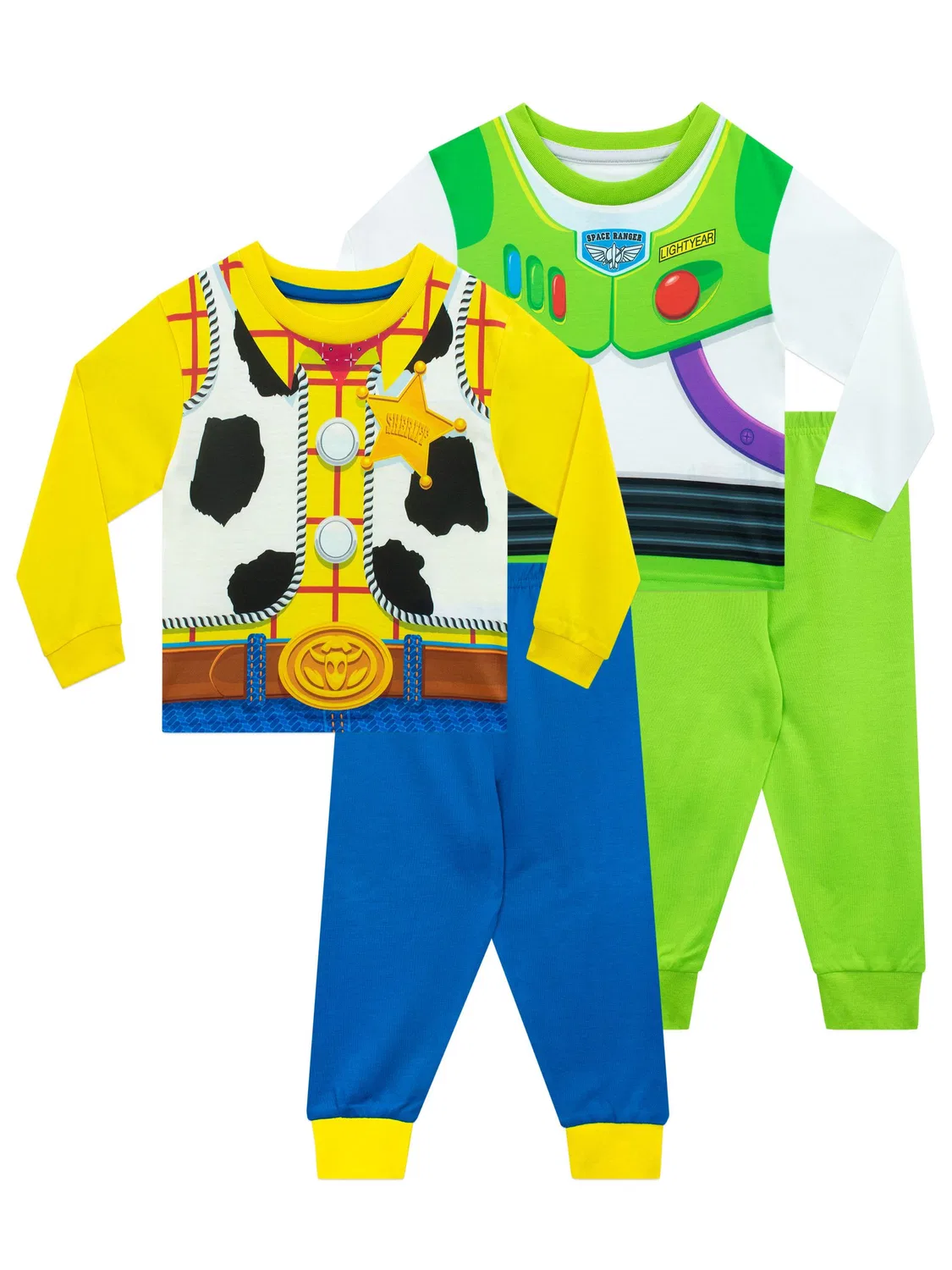 Пижама Toy Story 2 Pack Character, зеленый — фото 2