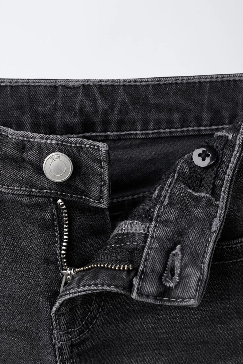 Расклешенные джинсы ZARA, Black — фото 3
