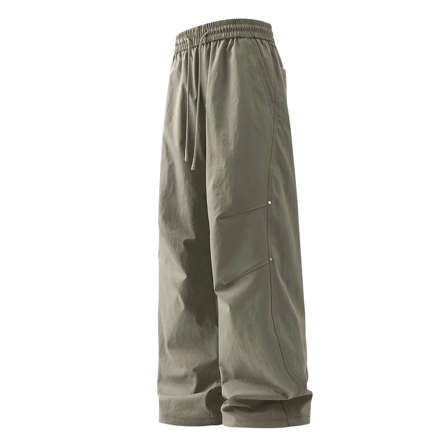 Детские карго-брюки с мягкой эластичной тканью MINISO, Pea Green