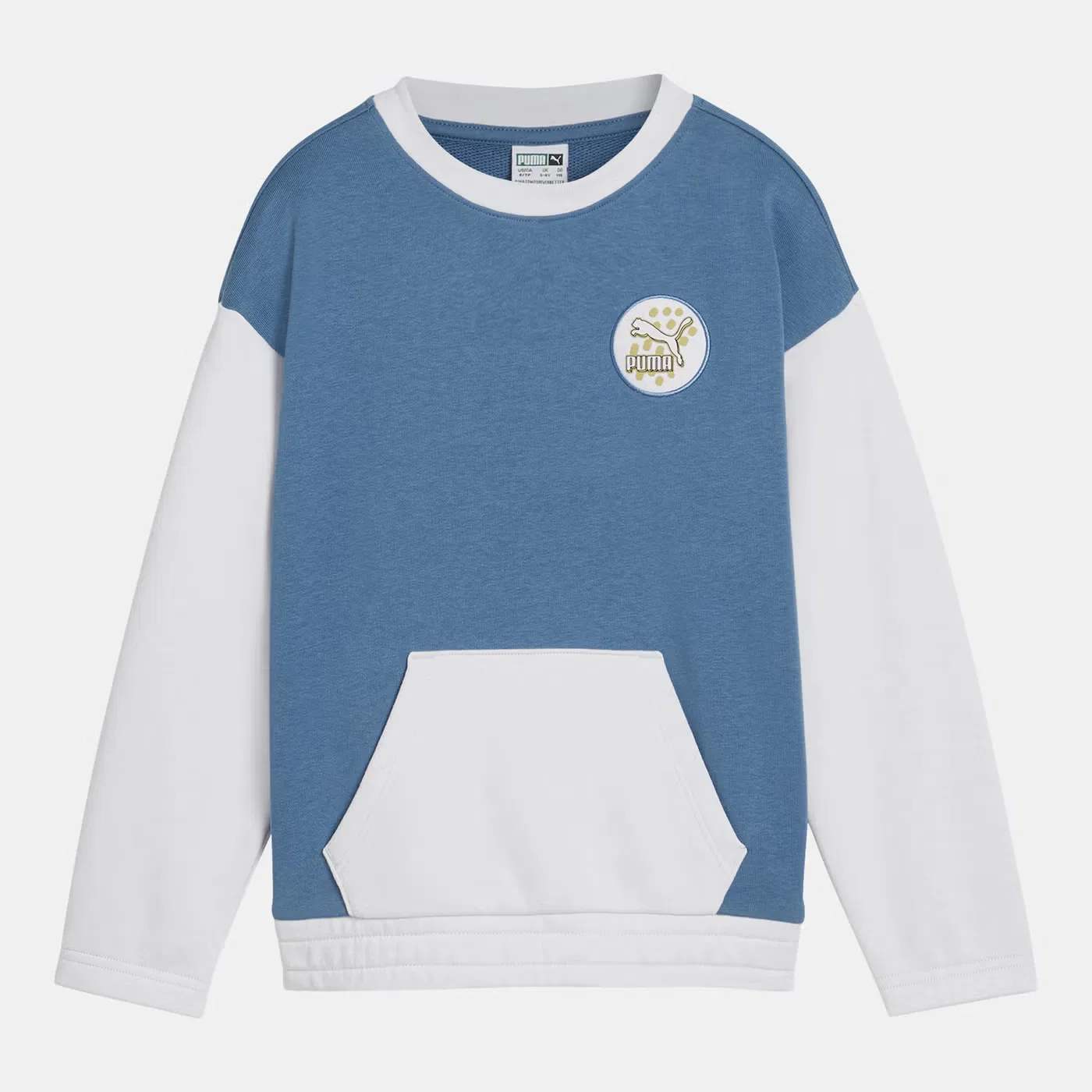 Свитшот с принтом в стиле футбольной формы, модель Classics FC, Puma, синий
