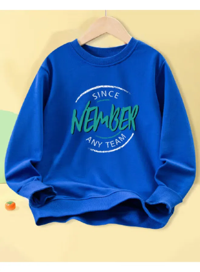 Пуловер с круглым вырезом для мальчиков Jeanswest, синий