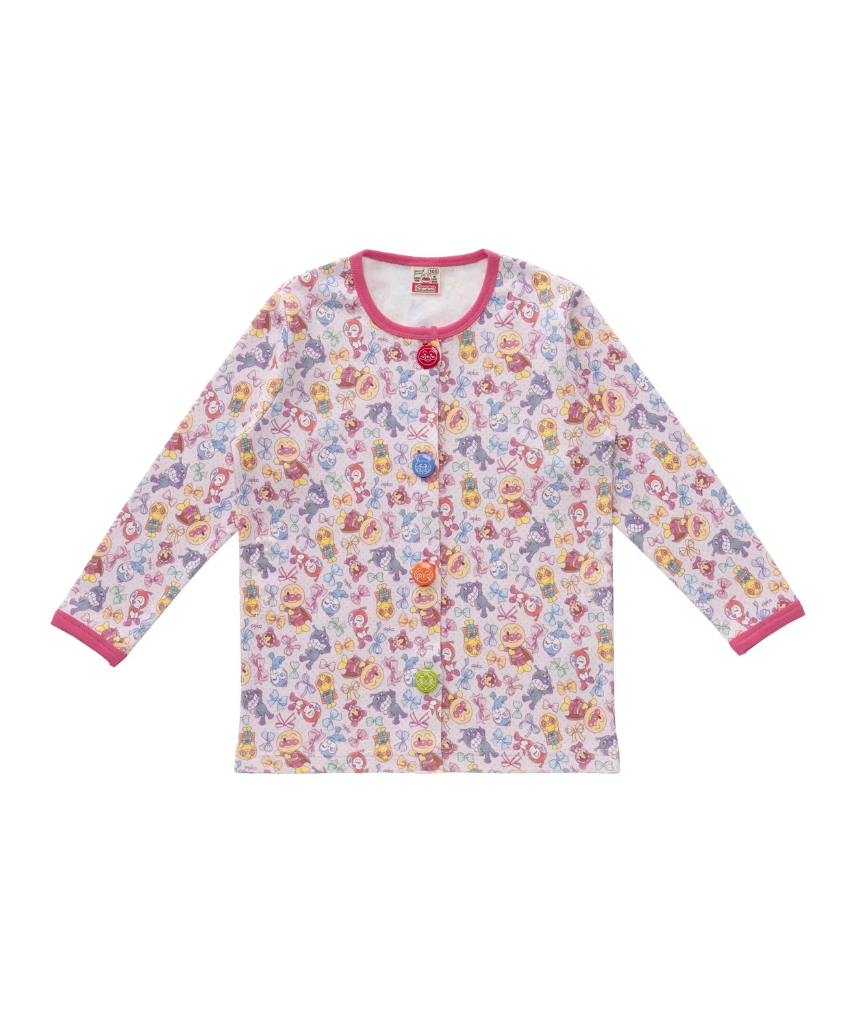 Детская пижама с длинным рукавомс принтом ANPANMAN KIDS COLLECTION, Розовая — фото 2