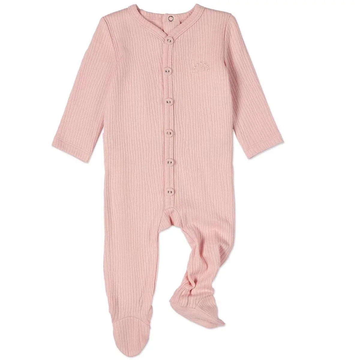 Детское боди-комбинезон для мальчиков с длинным рукавом NEWBORN, Seashell Pink
