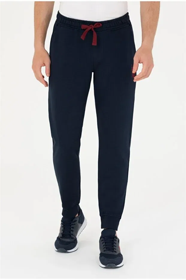 Мужские спортивные штаны с эластичным манжетом U.S. Polo Assn., Navy Blue