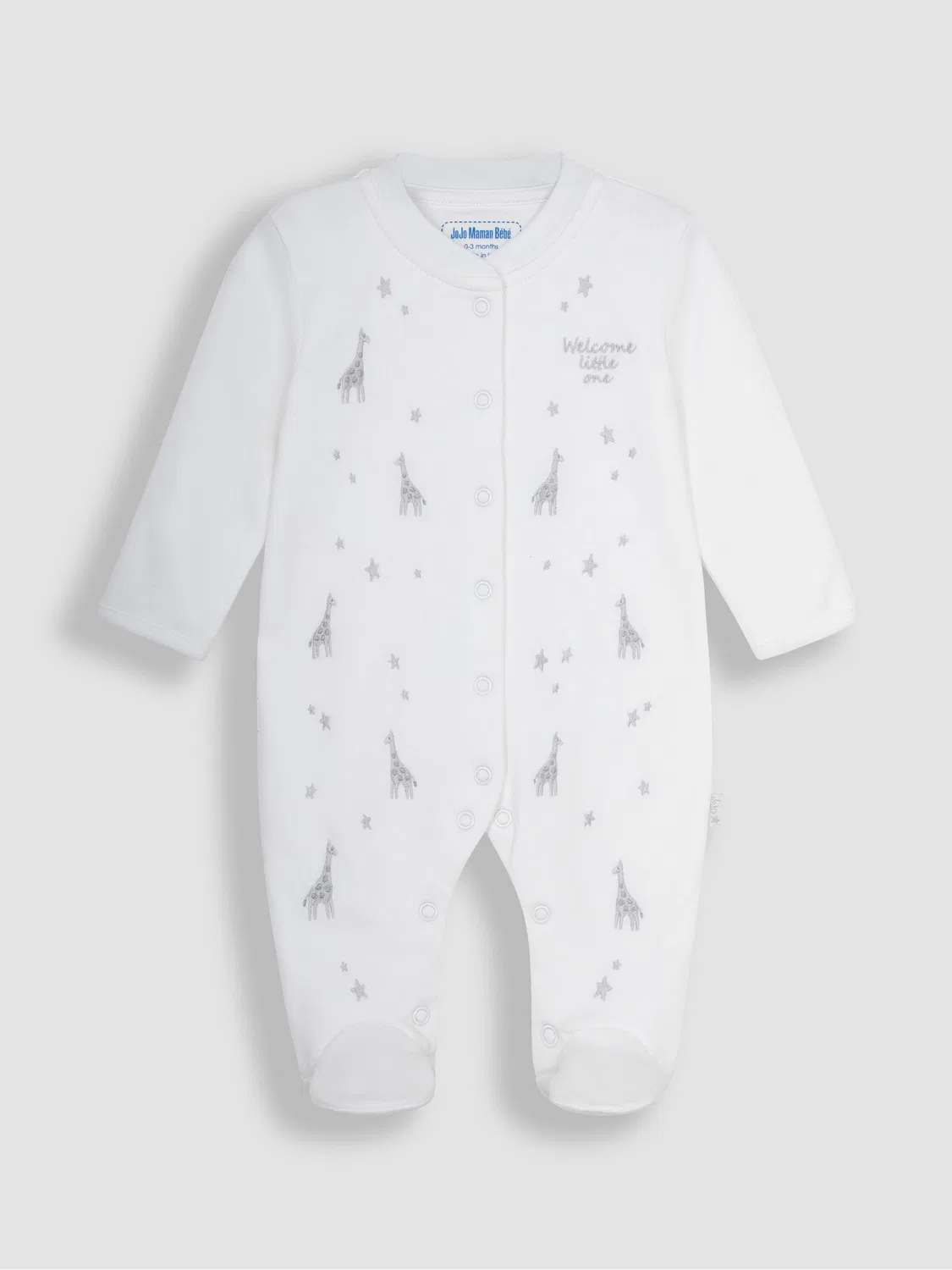 Комплект для новорожденных Welcome Little One Sleepsuit & Jacket Jojo Maman Bébé, серый — фото 2