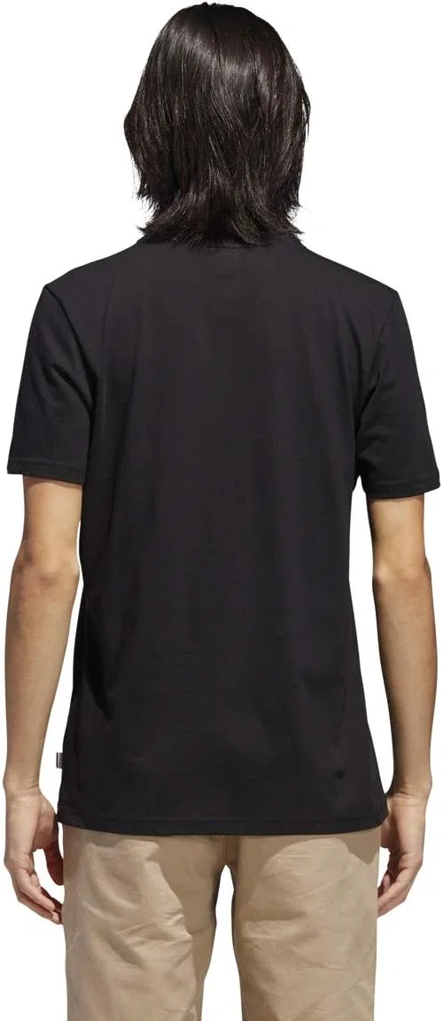 Мужская футболка с логотипом adidas Originals Solid Bb Tee, Black/White — фото 2