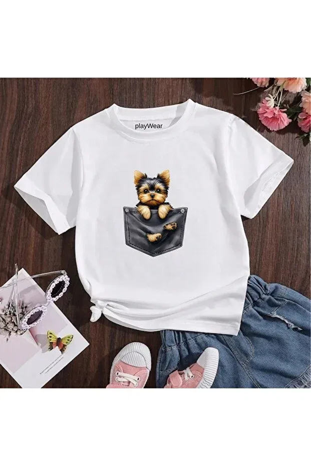 Детская футболка с принтом для мальчиков Cep Doge Playwear, White