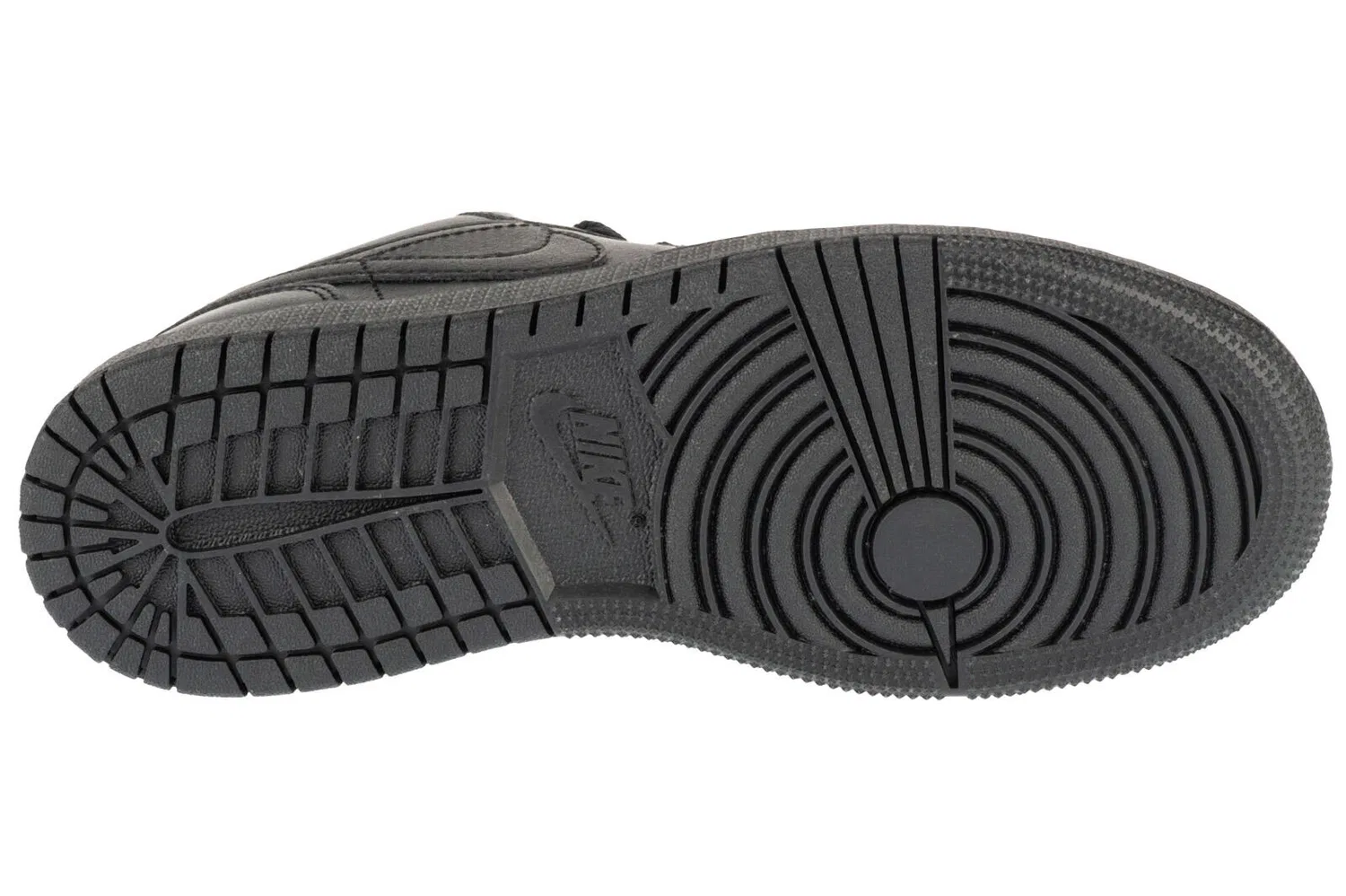 Детские кожаные кроссовки Air Jordan 1 Low Gs Jordan, Черный — фото 4