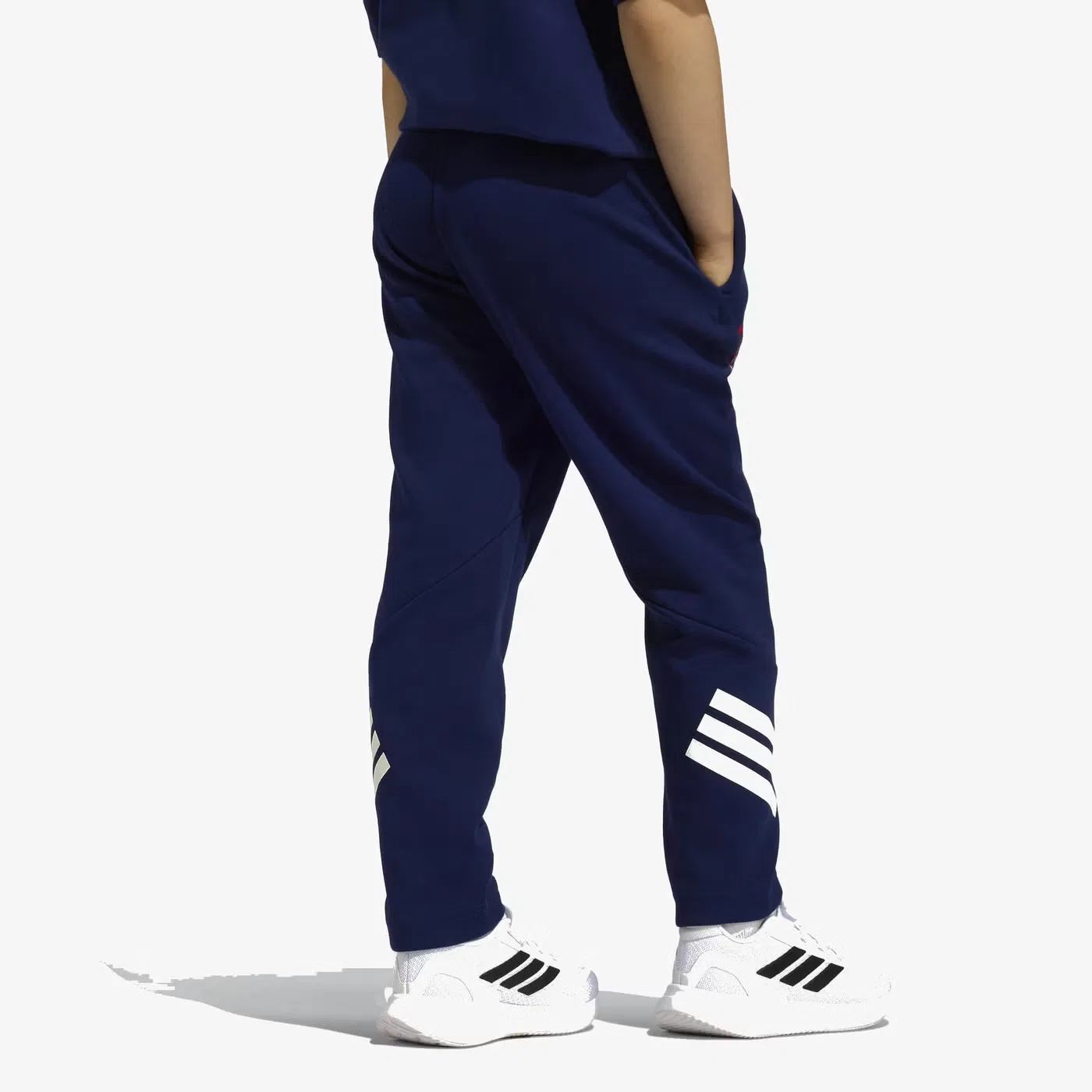Джоггеры с принтом Marvel Spider-Man Adidas, темно-синий — фото 3