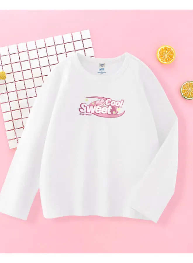 Футболка с длинным рукавом с принтом Jeanswest, белый