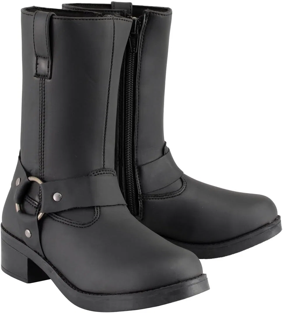 Детские ботинки из искусственной кожи для мальчиков Classic Boots Milwaukee Leather, Black