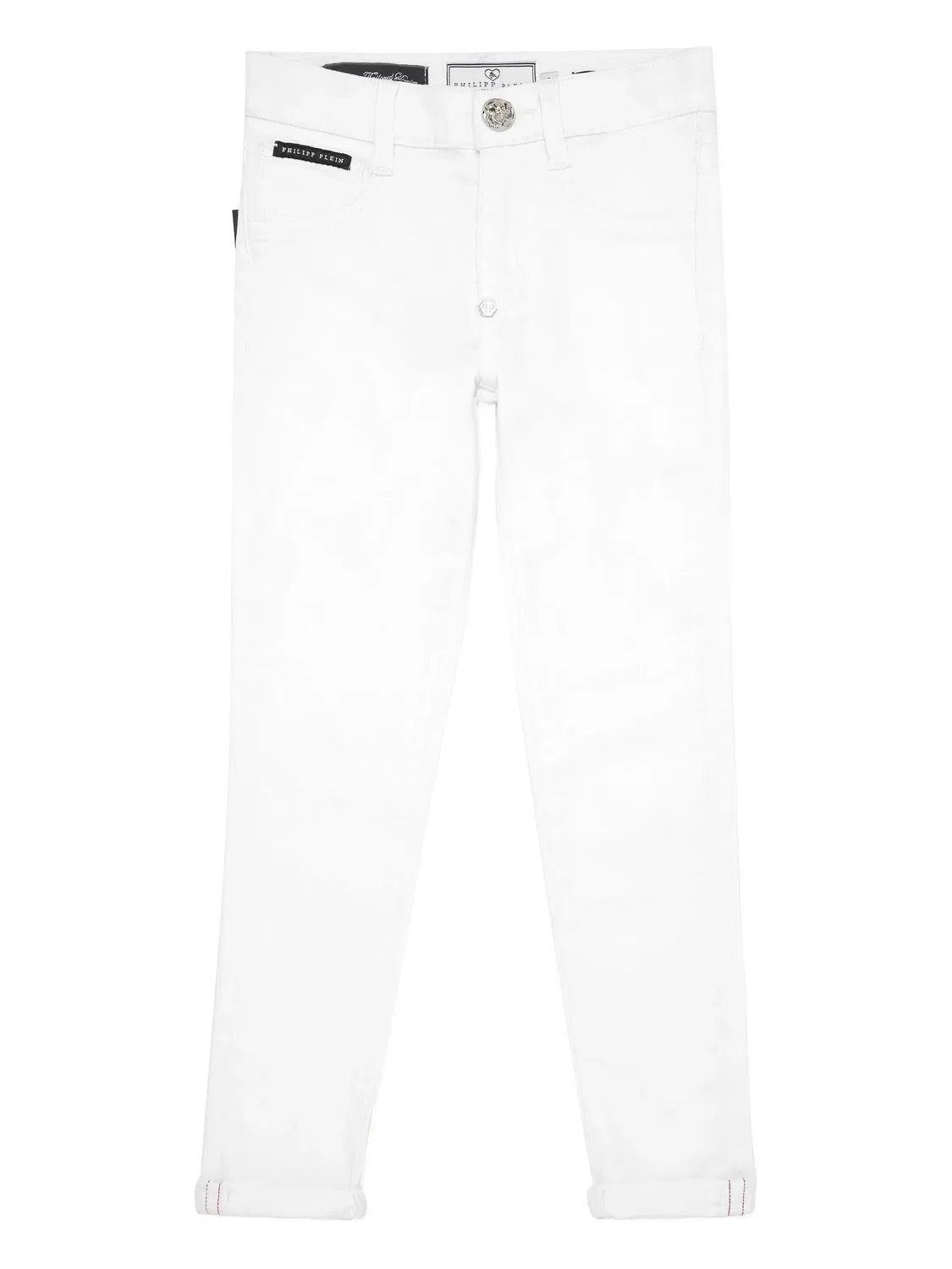 Джинсы с логотипом Philipp Plein, белый