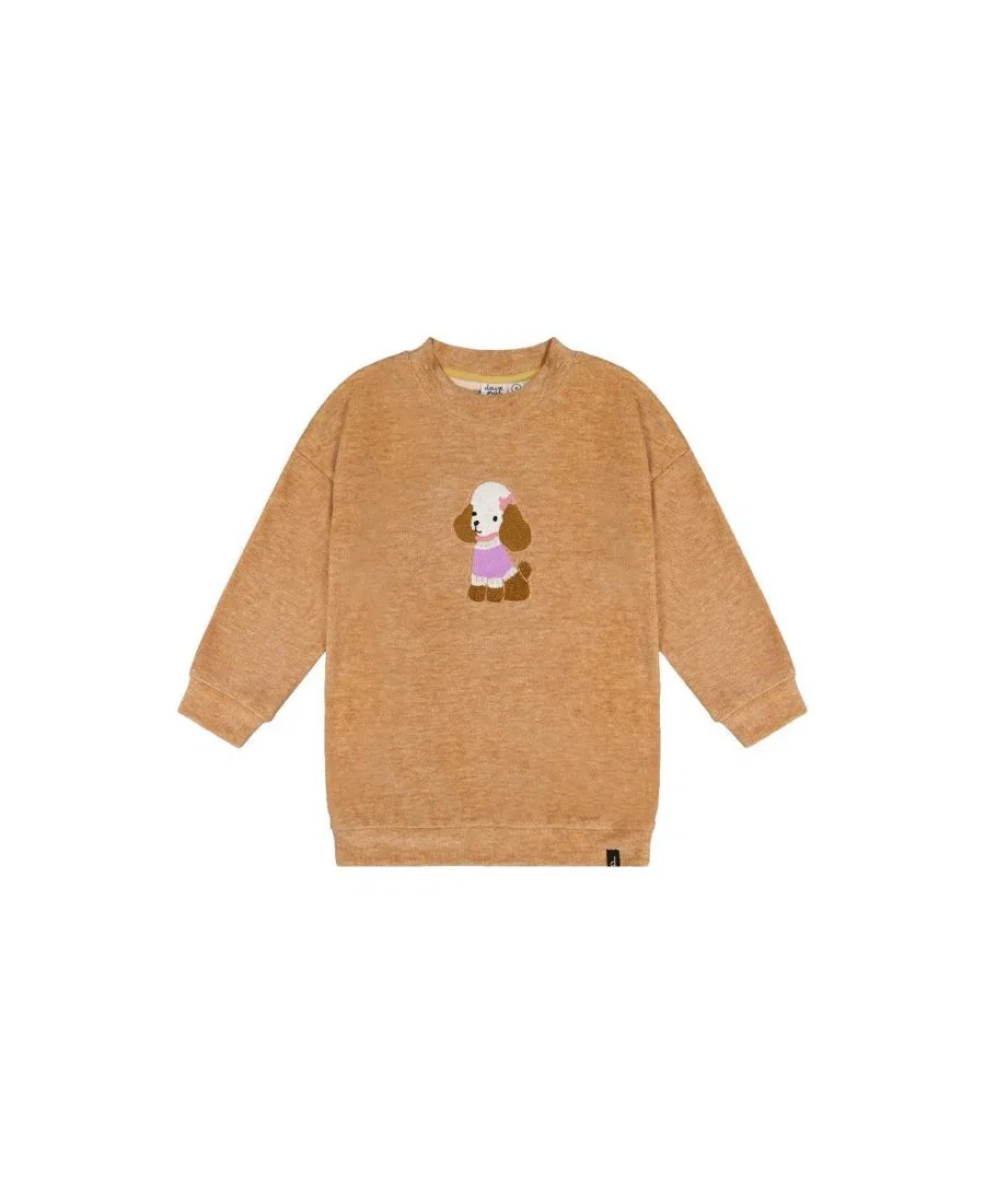 Туника с аппликацией Poodle Chic Deux par Deux, Brown