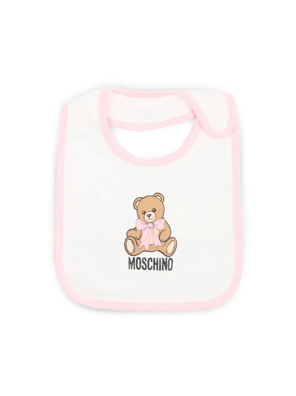 Набор детской одежды с плюшевым мишкой Moschino Kids, розовый — фото 3