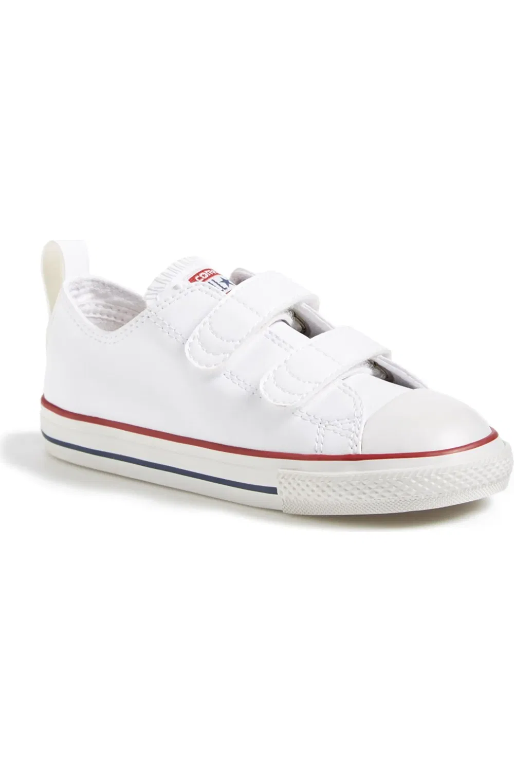 Кроссовки детские на липучках Chuck Taylor All Star 2V Ox Converse, белый