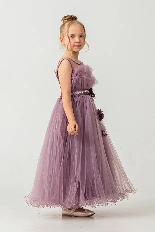 Детское платье для девочек с открытыми плечами Mnk Baby&Kids, Murdum — фото 4