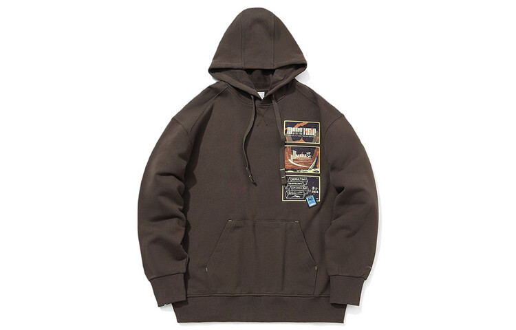 

Толстовка мужская черная/коричневая Lining, черный