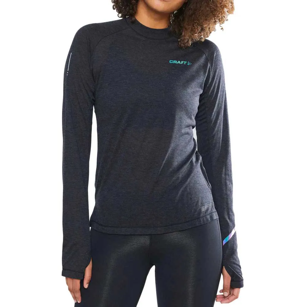 

Футболка Craft Subz wool long sleeve, черный
