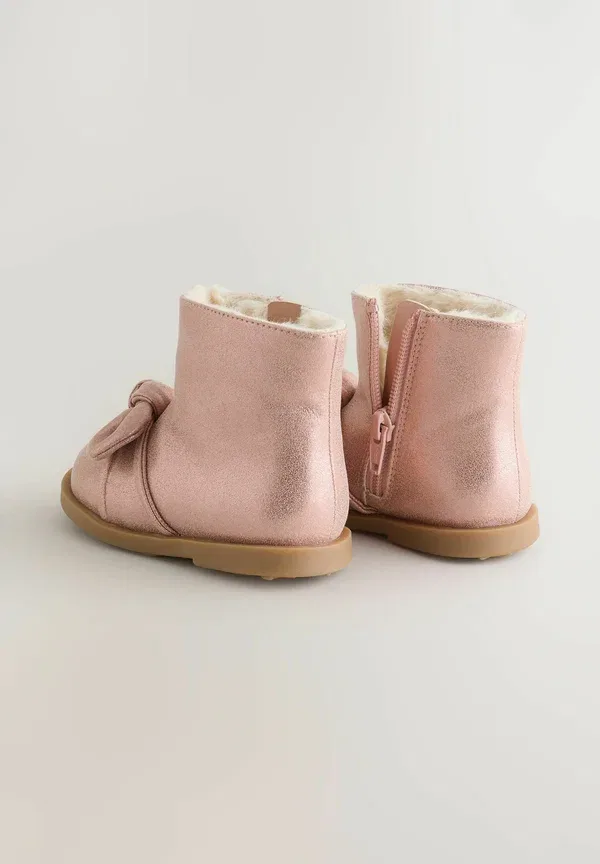 Ботинки с теплой подкладкой Baby shoes Next, pink, розовый — фото 3