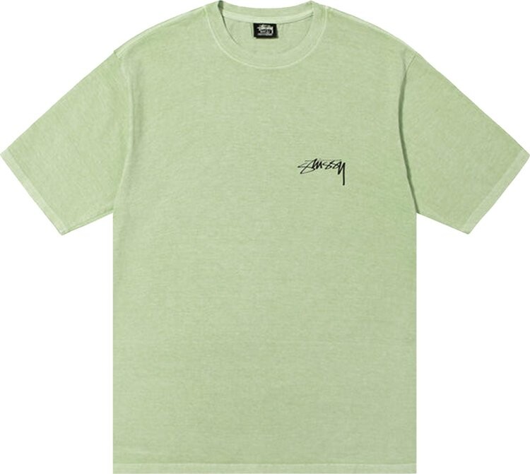 

Футболка Stussy 100% Pigment Dyed Tee 'Sage', зеленый