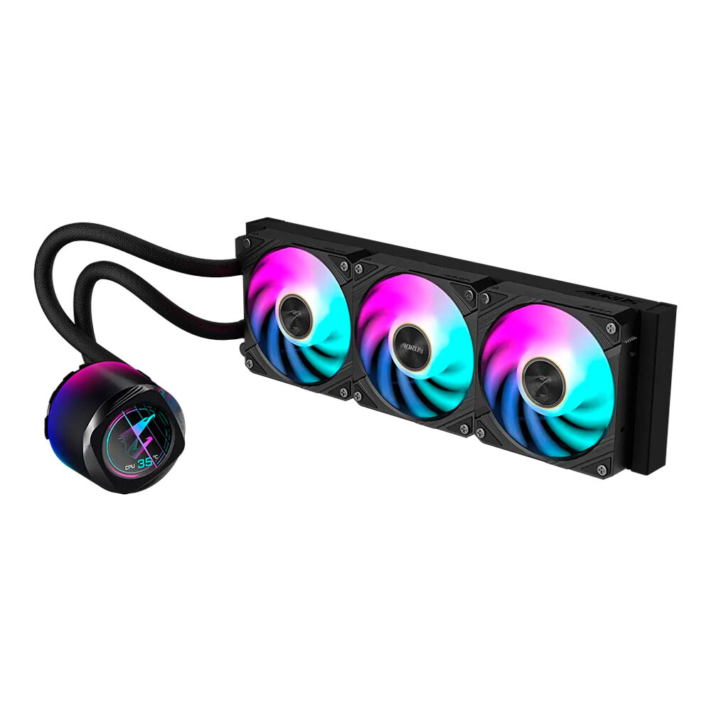 

Система охлаждения GIGABYTE GP-AORUS WATERFORCE X II 360, чёрный