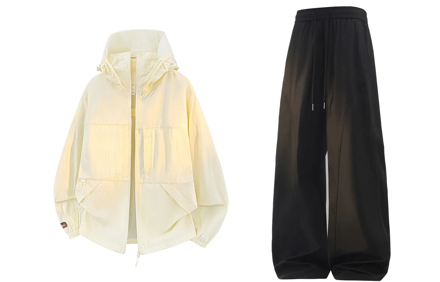 Детский спортивный комплект Casual Sportswear Creamy Apricot+Black WARRIOR