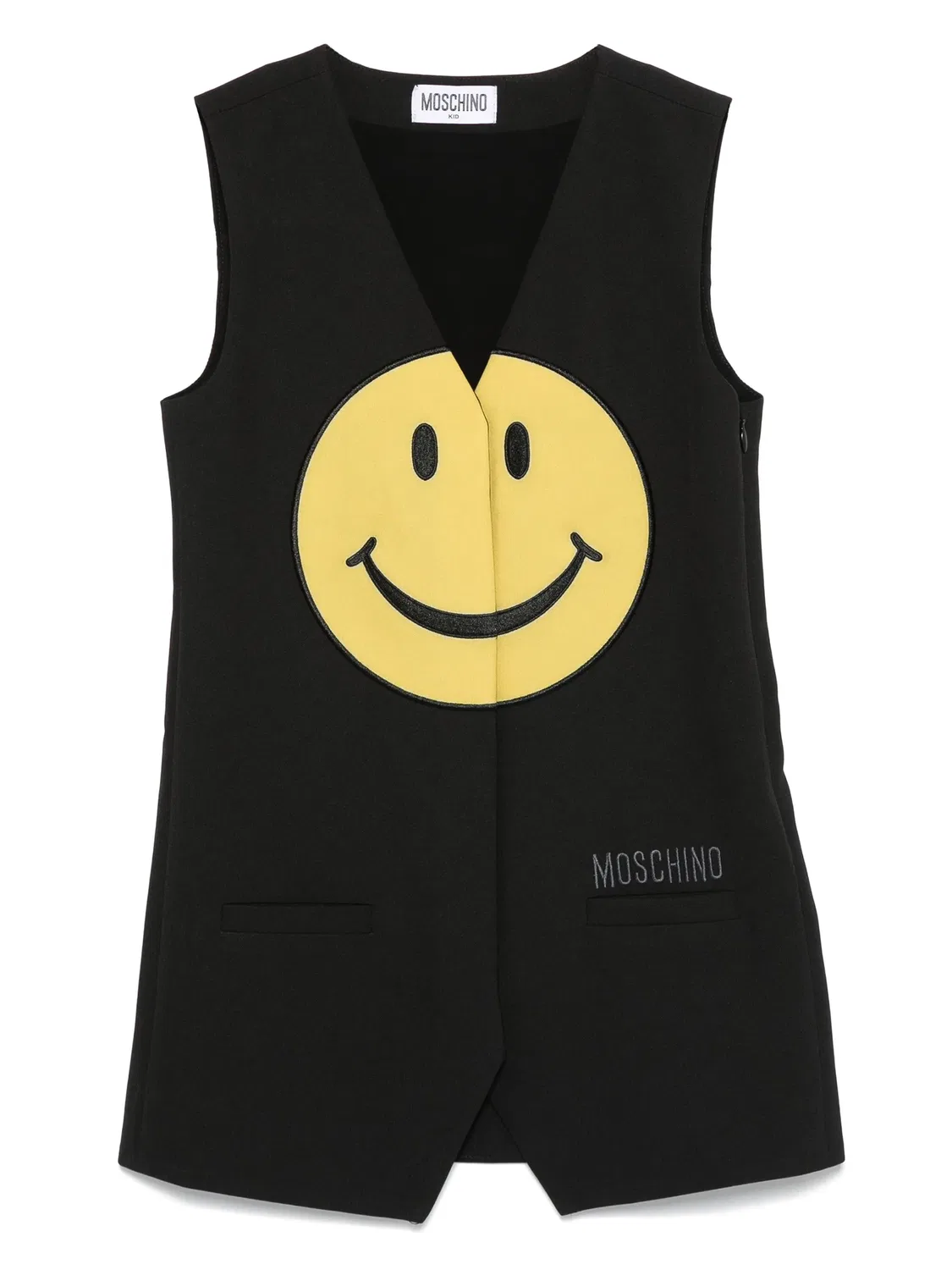 Платье Smiley от Moschino, черный/желтый