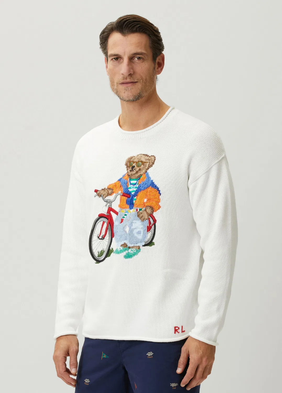 Свитшот Polo Ralph Lauren, белый — фото 3