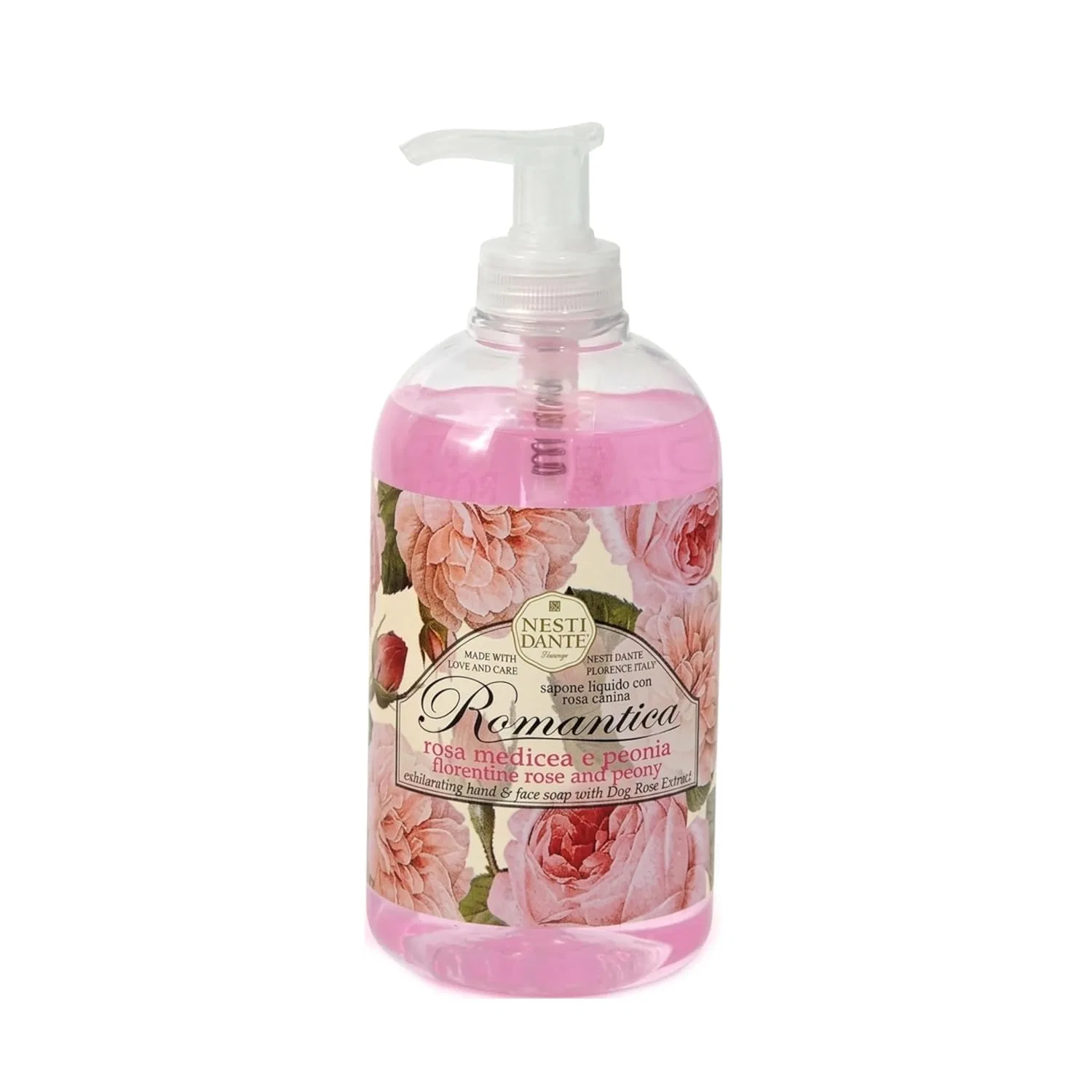Жидкое мыло Romantica Rose & Peony Nesti Dante, 500 мл