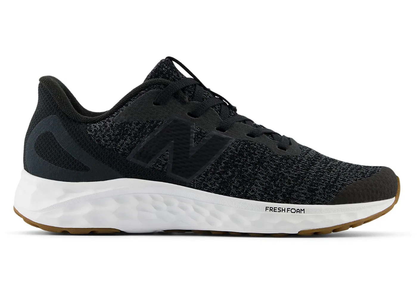 Детские кроссовки с бесшовным верхом New Balance Fresh Foam Arishi v4, Black Phantom